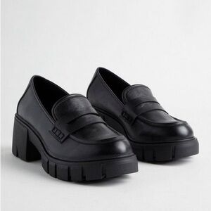 Torrid Black Chunky Loafer platform 8.5 WW